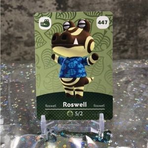 Roswell #447 Animal Crossing Amiibo Card